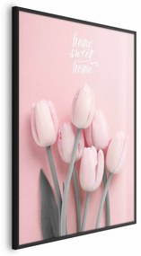 Plakat Sześć tulipanów 21x30 cm z ramą czarną bez marginesu ARTGEIST B