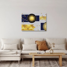 Obraz - Złote koła (70x50 cm)