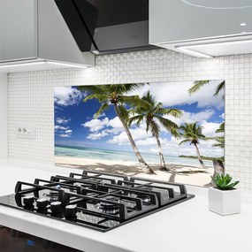 Panel nad blat kuchenny Słoneczna Zatoka Z Palmami