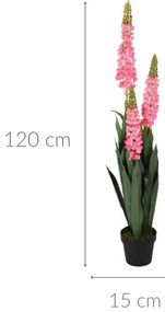 Sztuczny łubin w doniczce, 120 cm