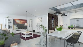 Elegancka szafa ubraniowa na nóżkach Madrid 2D biały mat