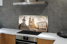 Szkło do Kuchni na Ścianę Krakowski Pomnik i Bazylika