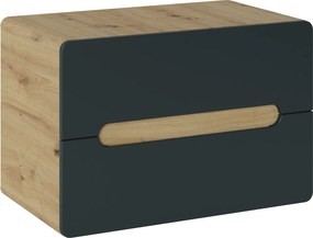 Wisząca szafka łazienkowa pod umywalkę nablatową 80 cm, Aruba Cosmos 829 FSC