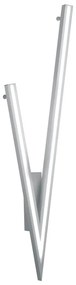 Szara lampa sufitowa LED ze sterowaniem głosowym/mobilną aplikacją i metalowym kloszem 35x127.5 cm Cicanto – CINQUE