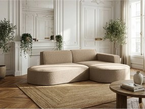Narożnik Parma Studio, do salonu, tkanina Quelle, prawy, ciemnobeżowy (18)