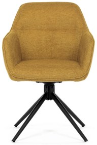 Zestaw krzeseł obiadowych z mechanizmem zwrotnymHC-536 YEL2, 2 szt.