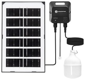 Aigostar - LED Żyrandol solarny LED/35W/12V 3000 mAh 6500K śr. 10 cm