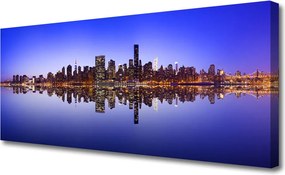 Obraz na płótnie Portowa Zabudowa Miasta