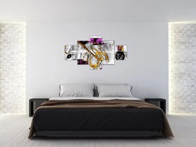Obraz abstrakcji (125x70 cm)