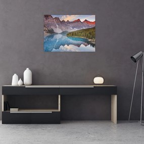Obraz - Górski krajobraz Kanady (70x50 cm)