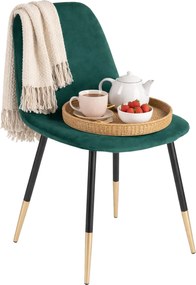 Zielone tapicerowane krzesło P5-E64