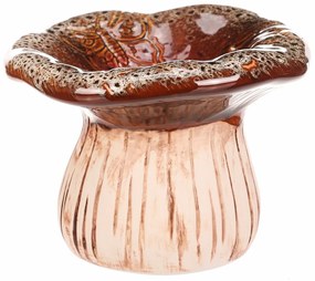 Ceramiczna miska do picia Mushroom, 17 x 12 x 17cm, ceramika