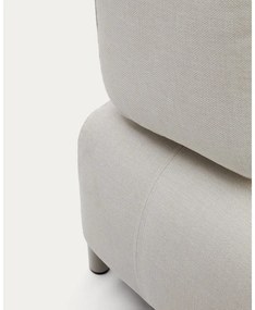 Beżowa sofa modułowa z tkaniny szenilowej 232 cm Compo – Kave Home