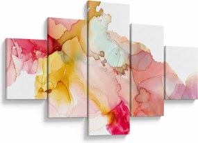 Obraz - Atramentowa abstrakcja (125x70 cm)