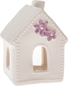 Porcelanowy świecznik na świeczkę typu tealight House – Dakls