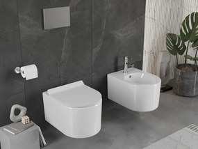 Mexen Sofia miska wc Rimless z deską wolnoopadającą slim, duroplast, biała połysk - 30540100