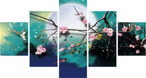 Obraz - Drzewo, grafika (125x70 cm)