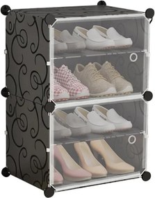 Modułowa szafka na buty SHOZIX 23x33 cm, szara