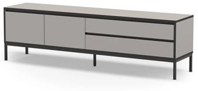 Szarobeżowa szafka pod TV 180x55 cm Lorenza – Marckeric