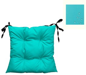 Poduszka wodoodporna na krzesło ogrodowe Oxford turkus 50x50