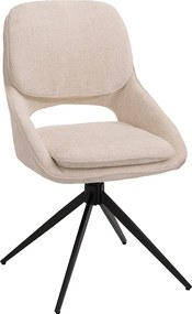 Krzesło do jadalni MCW-N73 (zestaw 6 sztuk),  kremowo-beżowy