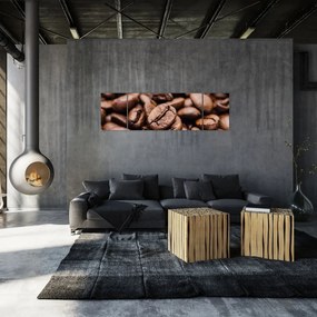 Obraz ziaren kawy (170x50 cm)