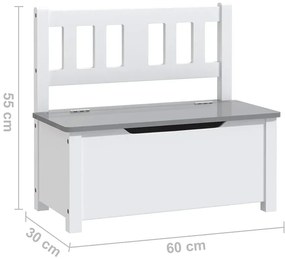 Biało-szary stolik z krzesełkami dla dziecka A2-C20