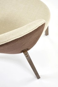 Krzesło do jadalni na orzechowych nogach K583 Halmar