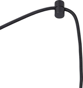 Nowoczesna lampa wisząca złota z wtyczką, w tym ściemniana żarówka LED - Cavalux