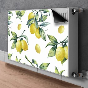 Maskownica dekoracyjna grzejnika Żółte cytryny