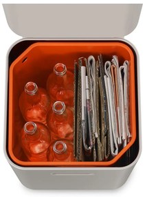 Kremowy kosz do segregowania Joseph Joseph Totem Compact, 40 l