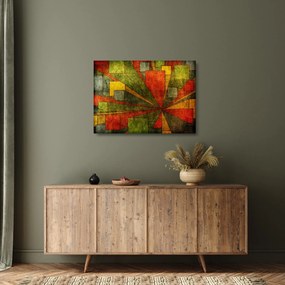Obraz na szkle abstrakcji geometrycznej (70x50 cm)