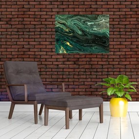 Obraz - Zielony marmur (70x50 cm)
