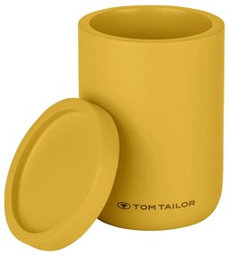 Musztardowy organizer łazienkowy na waciki z żywicy polimerowej Tom Tailor T-Color Bath – Wenko