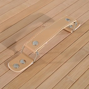 HOMCOM Kosz na Pranie Bambusowy 100L Naturalny Przestronny i Stylowy Idealny do Dużych Rodzin | Aosom PL