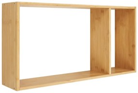 Wielopoziomowa bambusowa półka w naturalnym kolorze 70 cm Ember – House Nordic