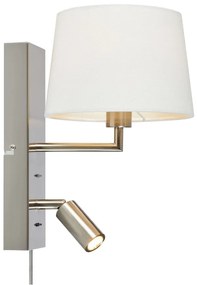 Kinkiet LED w kolorze srebra i bieli (długość 28,5 cm) Como – Markslöjd