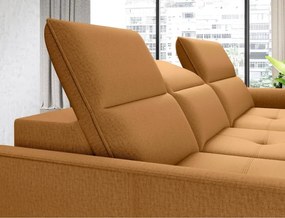 Narożnik MURILLO S Mini z elektryczną regulacją siedziska Prawostronny w tkaninie VOGUE 09 WERSAL