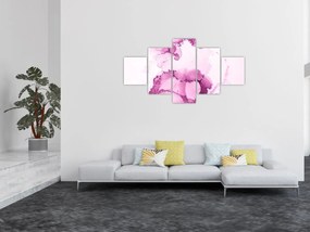 Obraz - Różowy wystrój (125x70 cm)