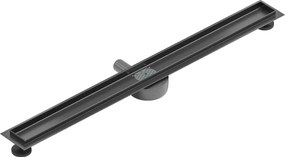 Mexen Flat 360° korpus do odpływu liniowego obrotowy 100 cm, gun gray szczotkowany - 1E40100