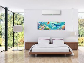 Obraz - Świat pod wodą (170x50 cm)