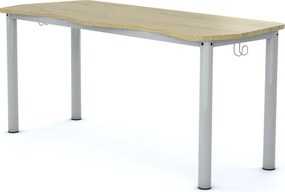 Stół szkolny i przedszkolny z regulacją Sinum fala 135x55 cm