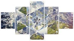 Obraz - Figura geometryczna (125x70 cm)
