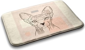 Dywanik antypoślizgowy do łazienki Dywanik antypoślizgowy do łazienki Kot Sfinks