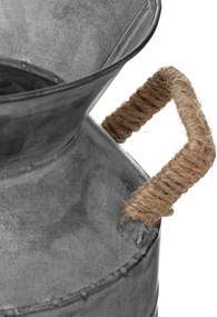 Kanka w stylu retro, metalowa, 48 cm