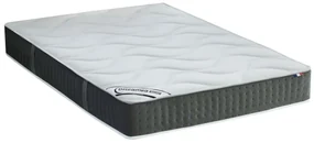 Materac hybrydowy 140 x 190 cm ze sprężynami kieszeniowymi 7 stref i pamięcią kształtu o grubości 25 cm - TIAMAT marki YSMÉE