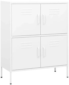 Biała stalowa szafka na nóżkach E3-C23