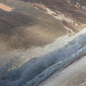 Obraz - Skały i fale oceanu (125x70 cm)