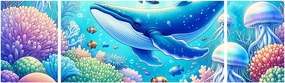 Obraz – Podwodny świat (170x50 cm)