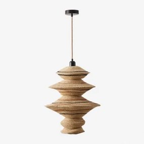 Lampa Sufitowa Darwan Miel - Czarna & Natural Anete - Sklum